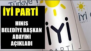 İyi Parti Hınıs Belediye Başkan Adayı Belli Oldu