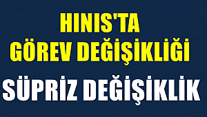 Hınıs'ta Görev Değişimi!!
