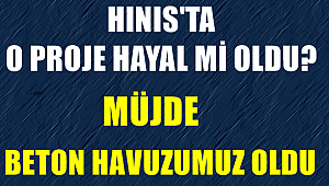 Hınıs'ta O Projede mi Hayal Oldu?