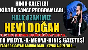 Gazetemizin Bu Akşamki Konuğu Hevi DOĞAN