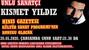 Kısmet Yıldız Canlı Yayın Konuğumuz Olacak