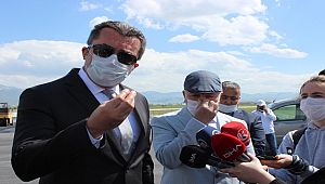 Erzurum Havalimanı pisti bitmeyince Vali çıldırdı.