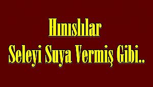 Hınıslılar Seleyi Suya Vermiş Gibi..