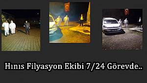 Hınıs Filyasyon Ekibi 7/24 Görevde..