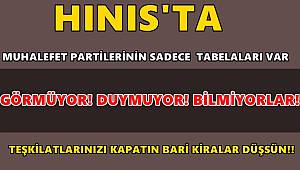 Hınıs'ta Muhalefet Partilerinin Sadece Tabelaları Var 