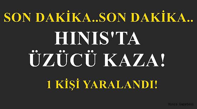 Hınıs'ta Üzücü Kaza!!