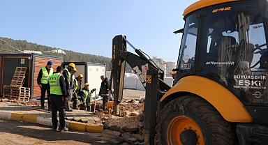 ERZURUM BÜYÜKŞEHİR BELEDİYESİ ADIYAMAN’IN ALTYAPISINI ONARIYOR