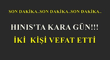 Hınıs'ta Kara Gün!!