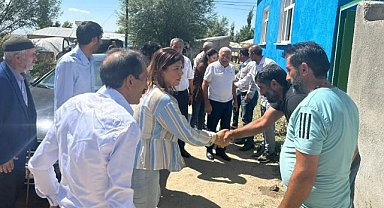 Meral Danış BEŞTAŞ Hınıs'ta Taziye Ziyaretinde Bulundu