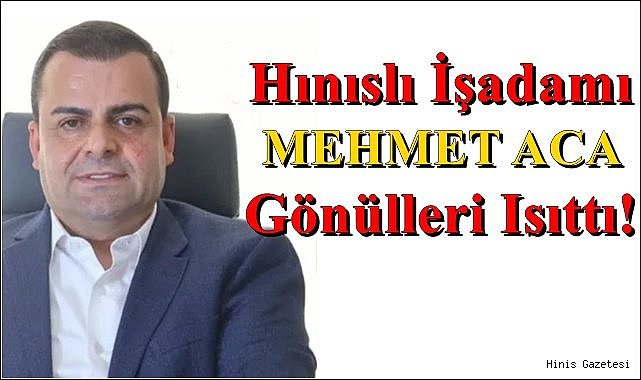 Hınıslı İşadamı Gönülleri Isıttı!