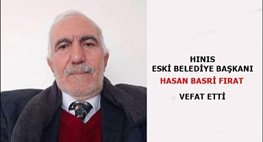 Hınıs Eski Belediye Başkanı Vefat etti